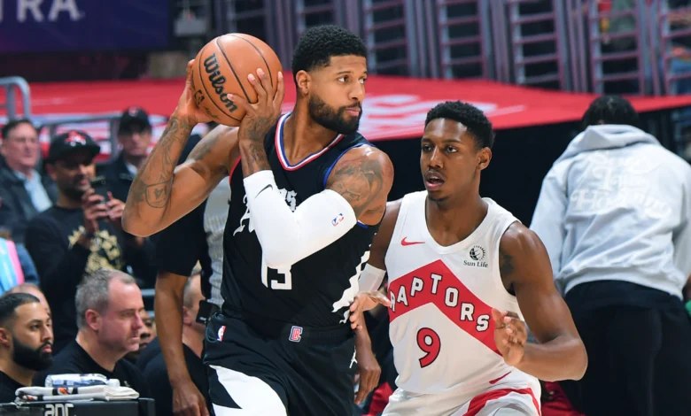 Toronto raptors vs la clippers match player stats