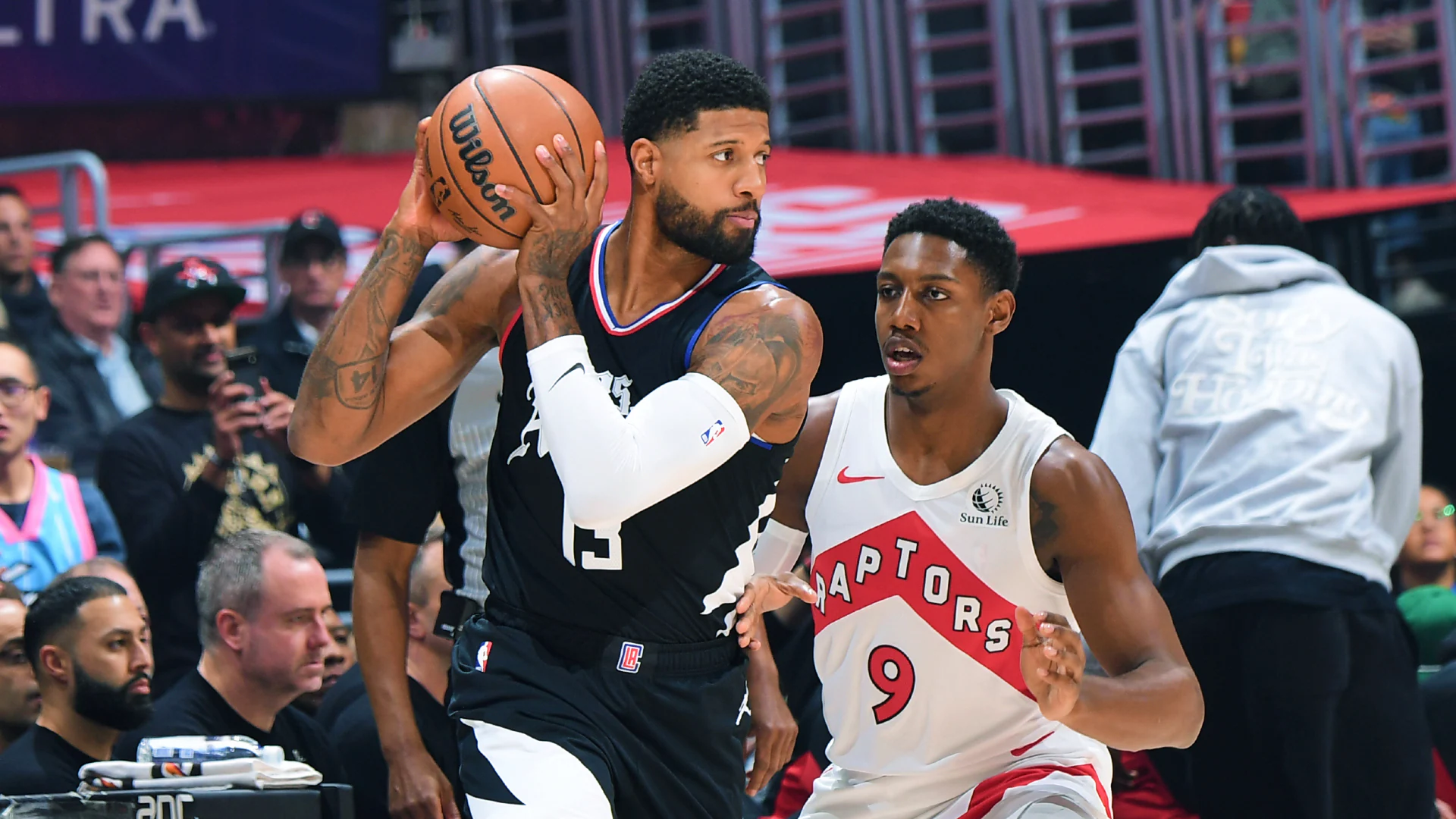 Toronto raptors vs la clippers match player stats