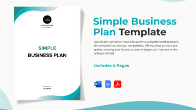 Business plan template word