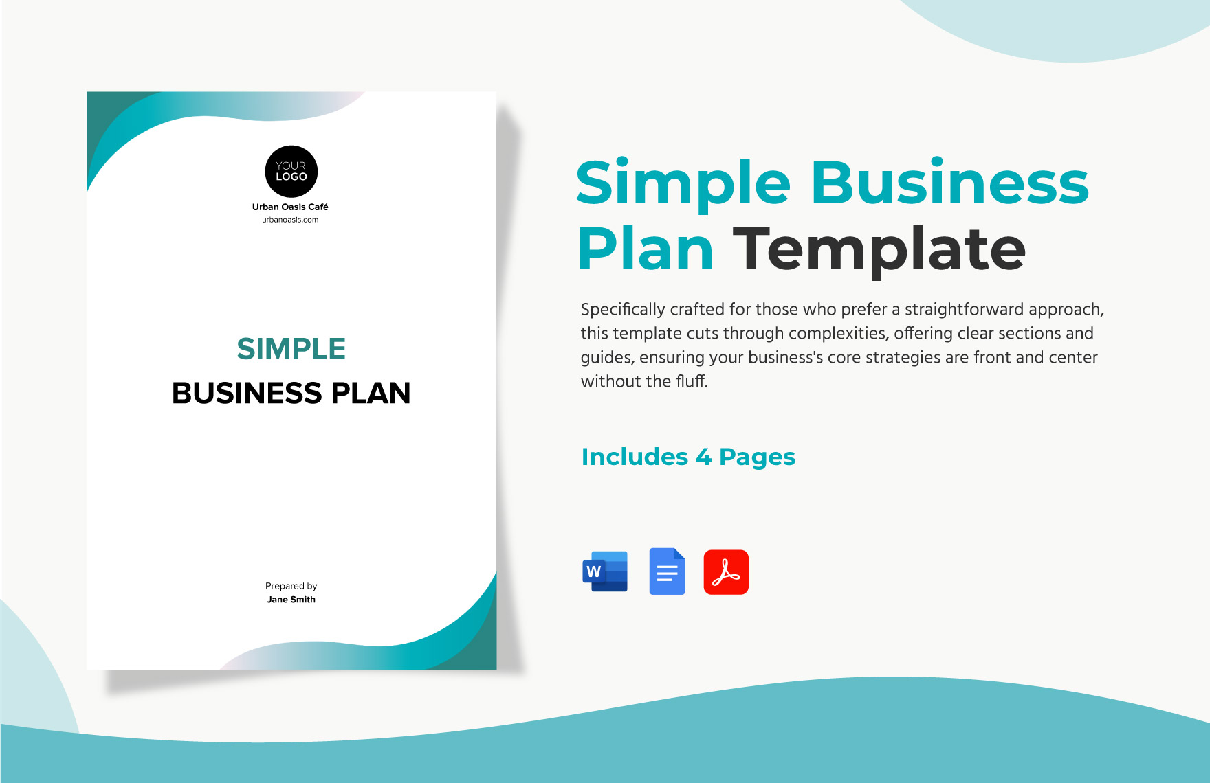 Business plan template word