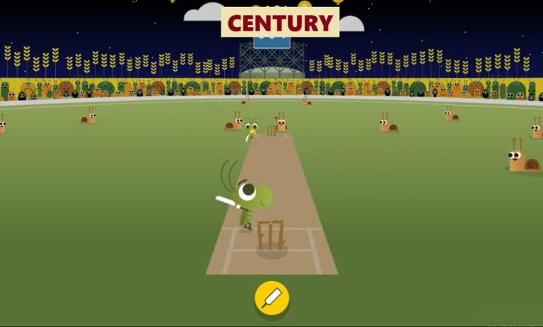 Google Doodle Cricket